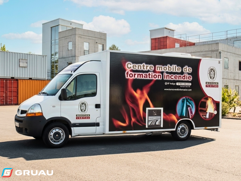 CHUBB - Camion formation incendie - Gruau Le Mans