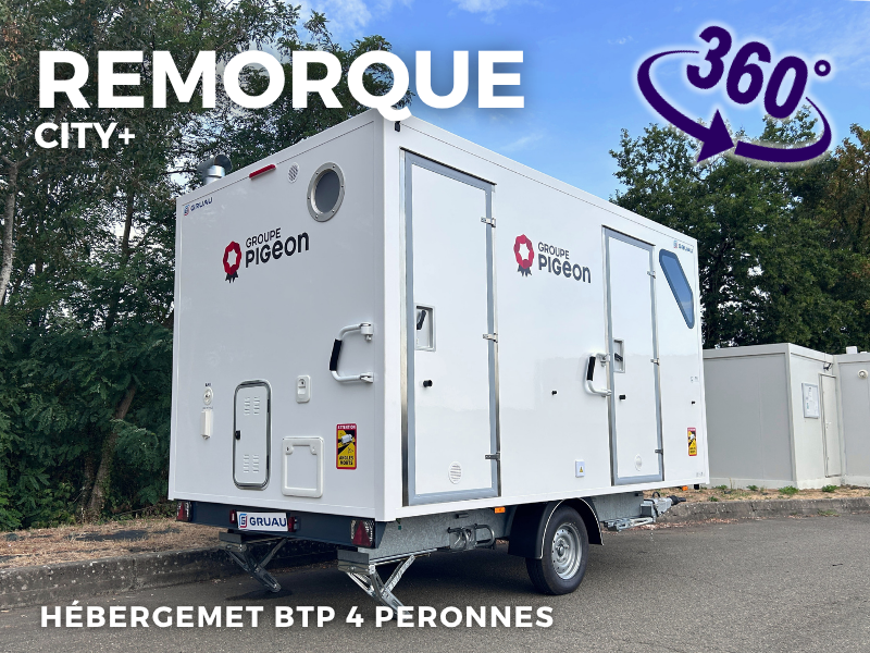 BTP Remorque 4 personnes