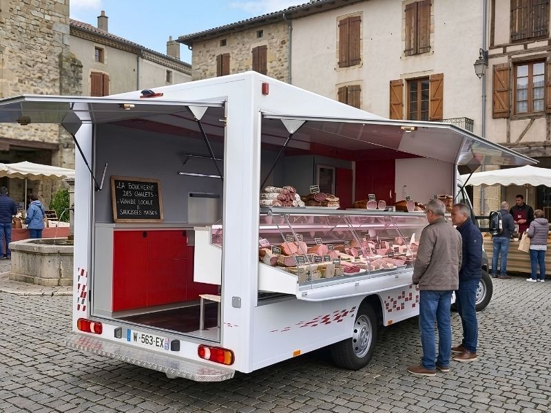camion marché