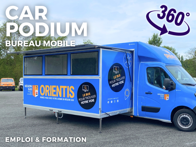 Podium Bureau Mobile Region SUD