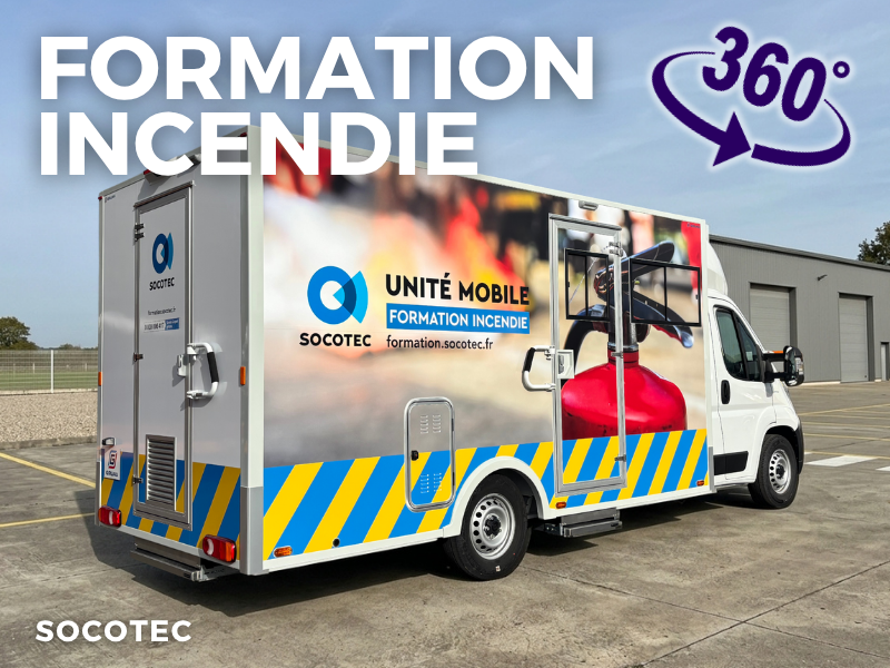Socotec véhicule formation incendie