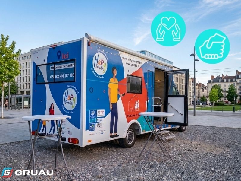 Mairie Mobile - Véhicule bureau mobile - Gruau Le Mans