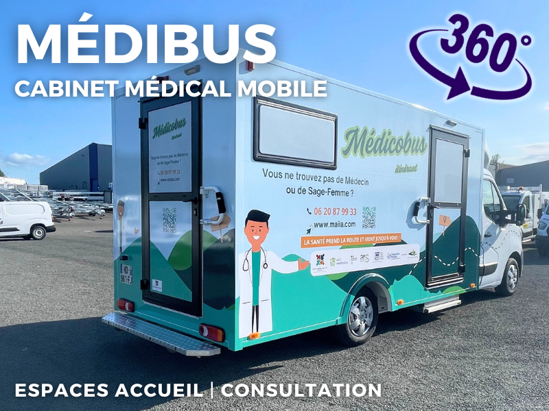 Véhicule cabinet médical mobile Gruau