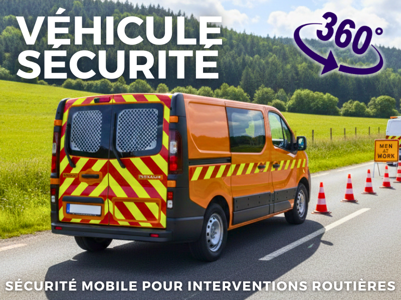 Véhicule de sécurité orange